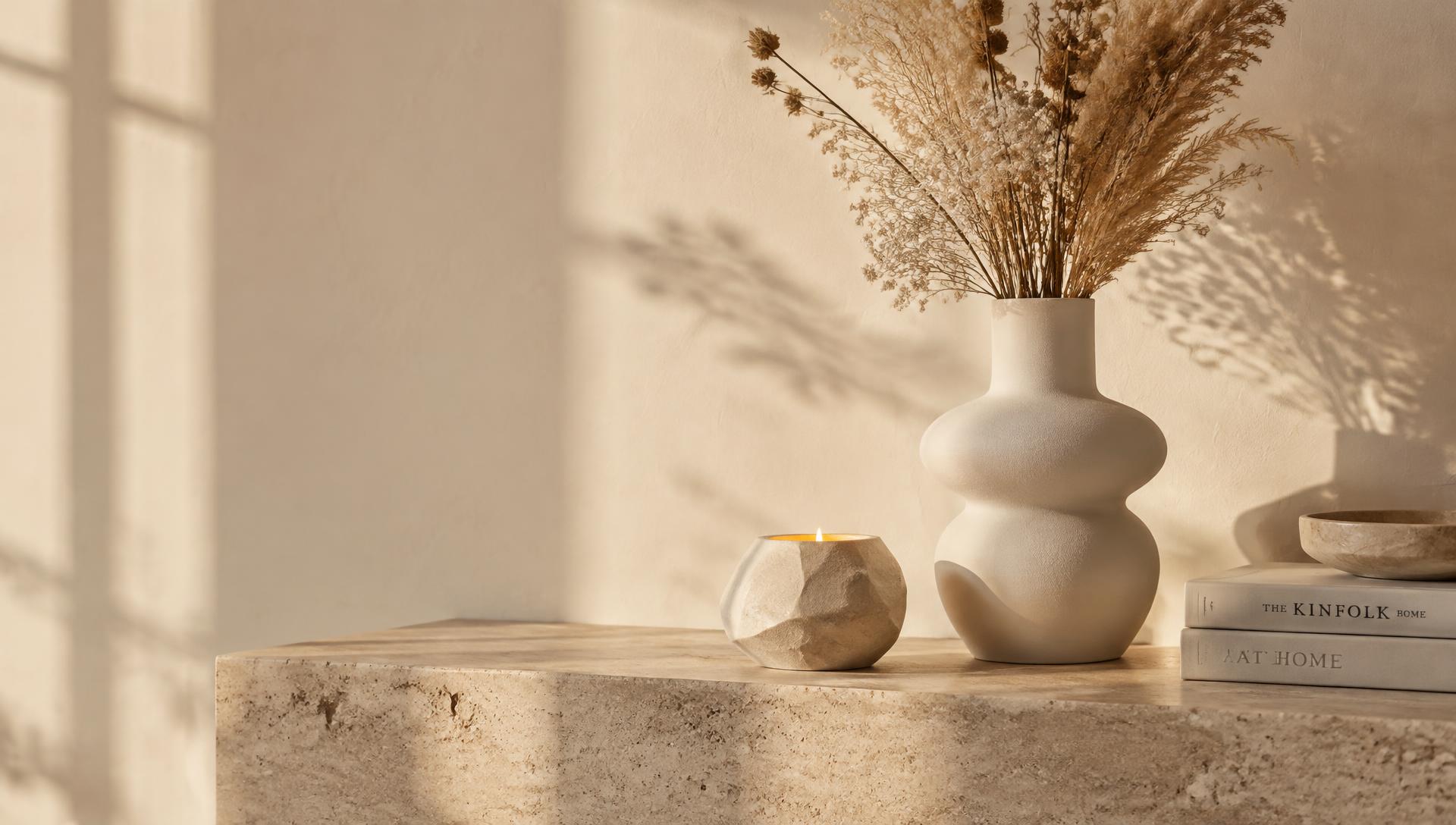 Sfeervolle 3D-geprinte vaas en lichthouder